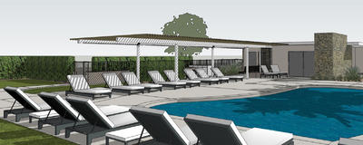 Desert Hills Trellis Rendering 3